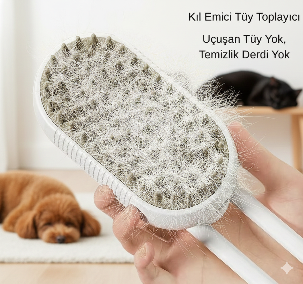 Evcil Hayvanlara Masaj ve Temizlik Tarağı