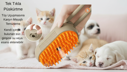 Evcil Hayvanlara Masaj ve Temizlik Tarağı