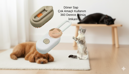 Evcil Hayvanlara Masaj ve Temizlik Tarağı